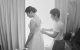Bride being prepared