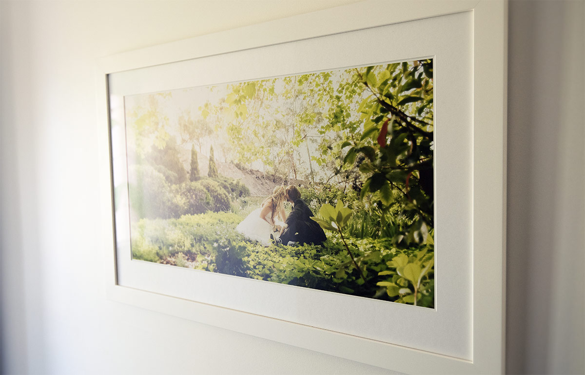 framed wedding photo Physical Products shop