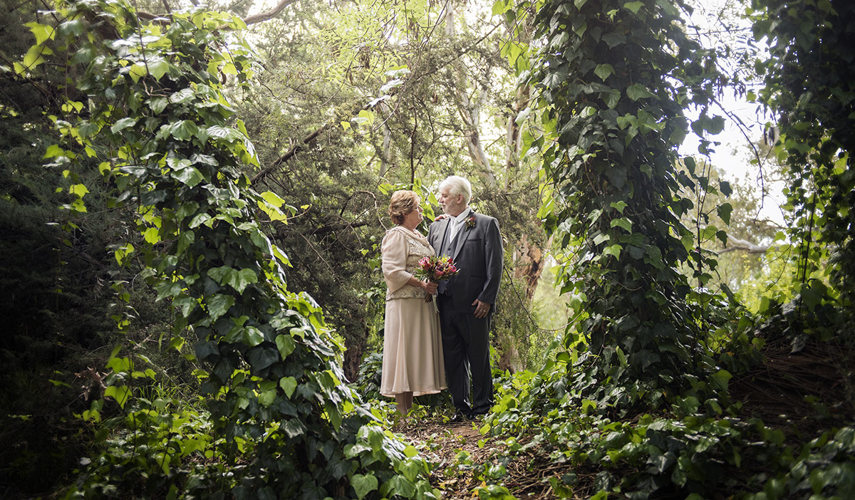 Standing in the garden