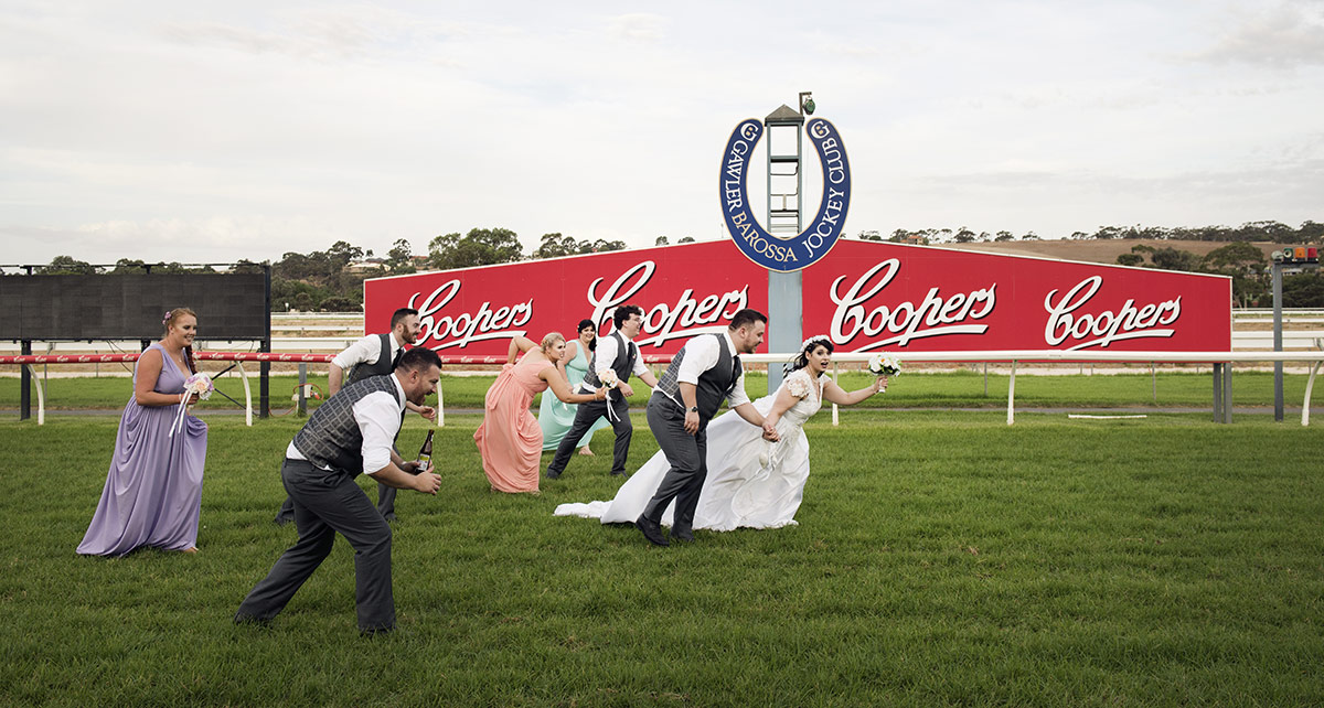 gawler & barossa jockey club 3 Bride by a nose!