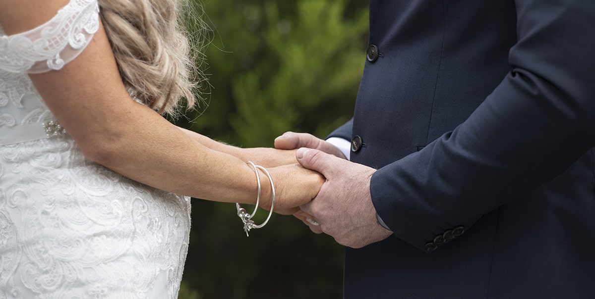 pepper tree cafe wedding - amanda & daniel 104 Holding Hands