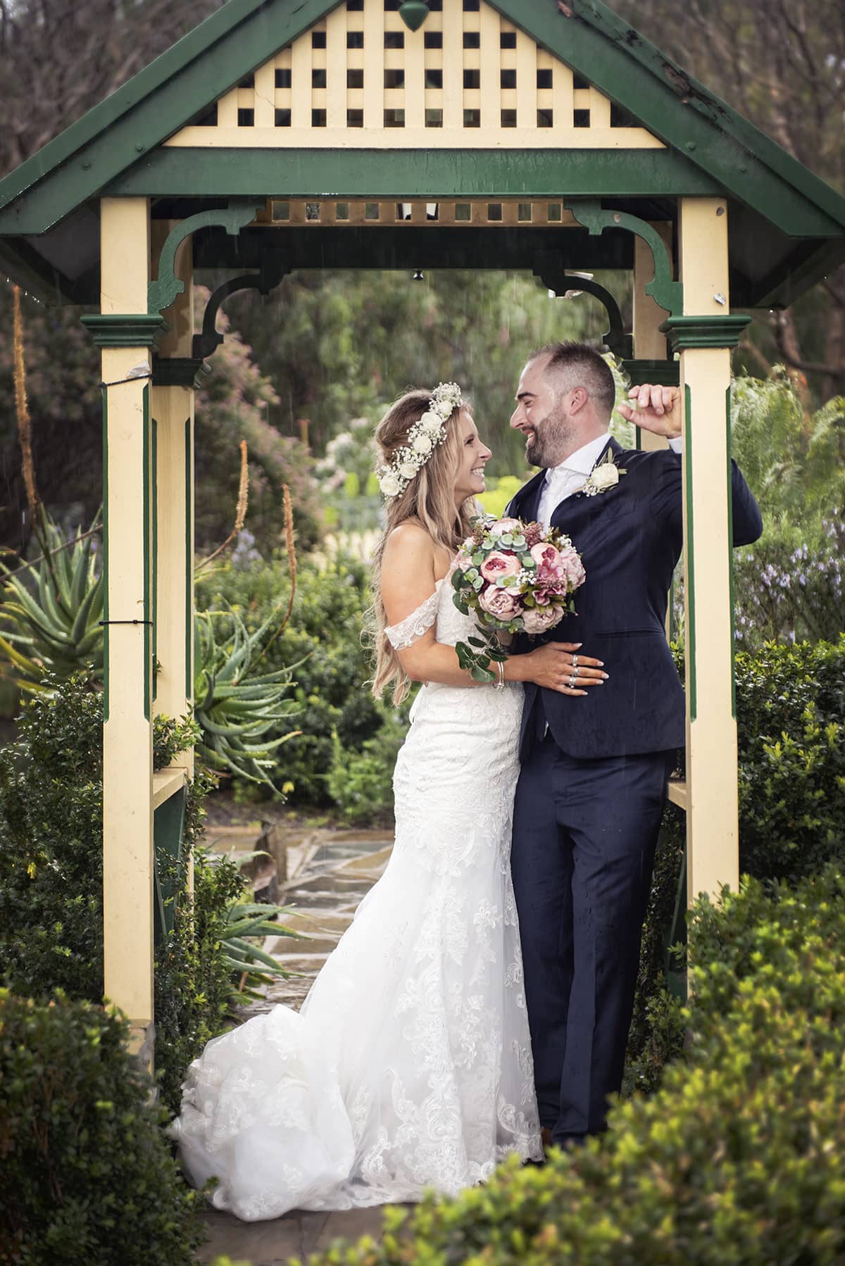 pepper tree cafe wedding - amanda & daniel 129 Under the gate