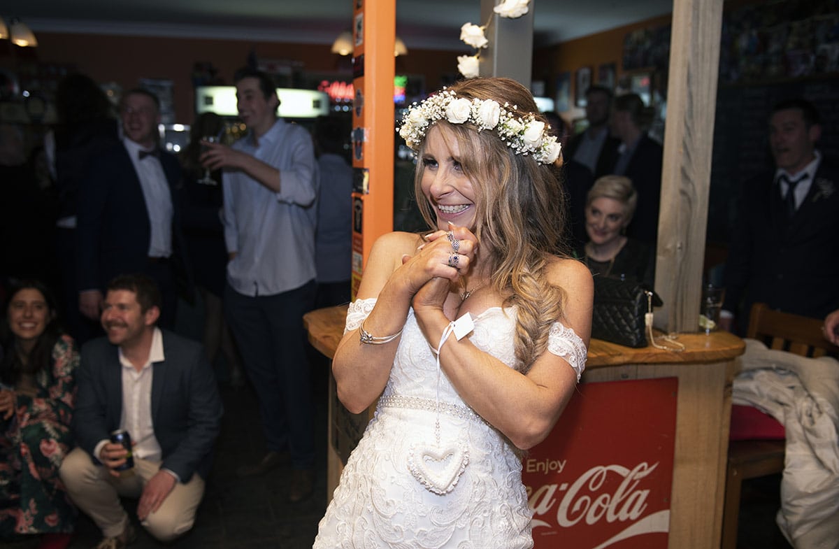 pepper tree cafe wedding - amanda & daniel 143 Smiling Bride
