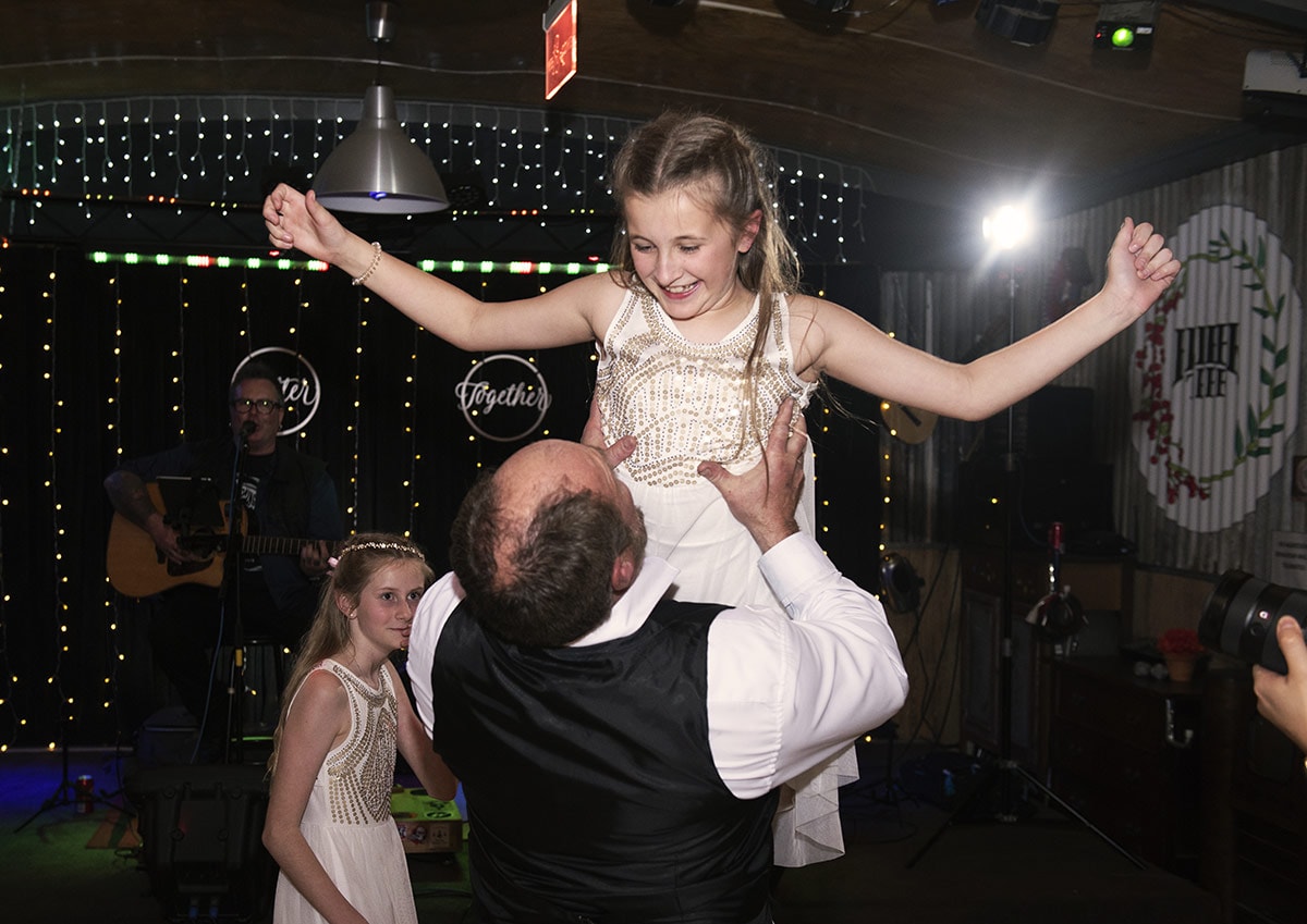 pepper tree cafe wedding - amanda & daniel 138 Guests having fun