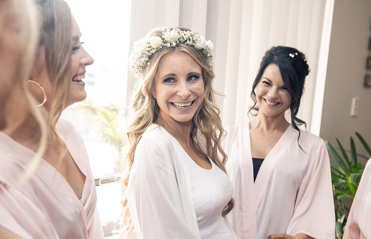 pepper tree cafe wedding - amanda & daniel 100 Smiling