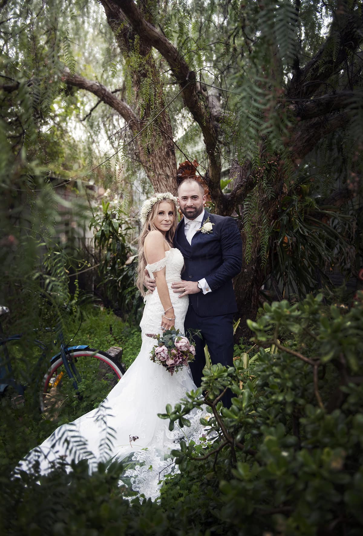 pepper tree cafe wedding - amanda & daniel 132 Standing in the Pepper Tree