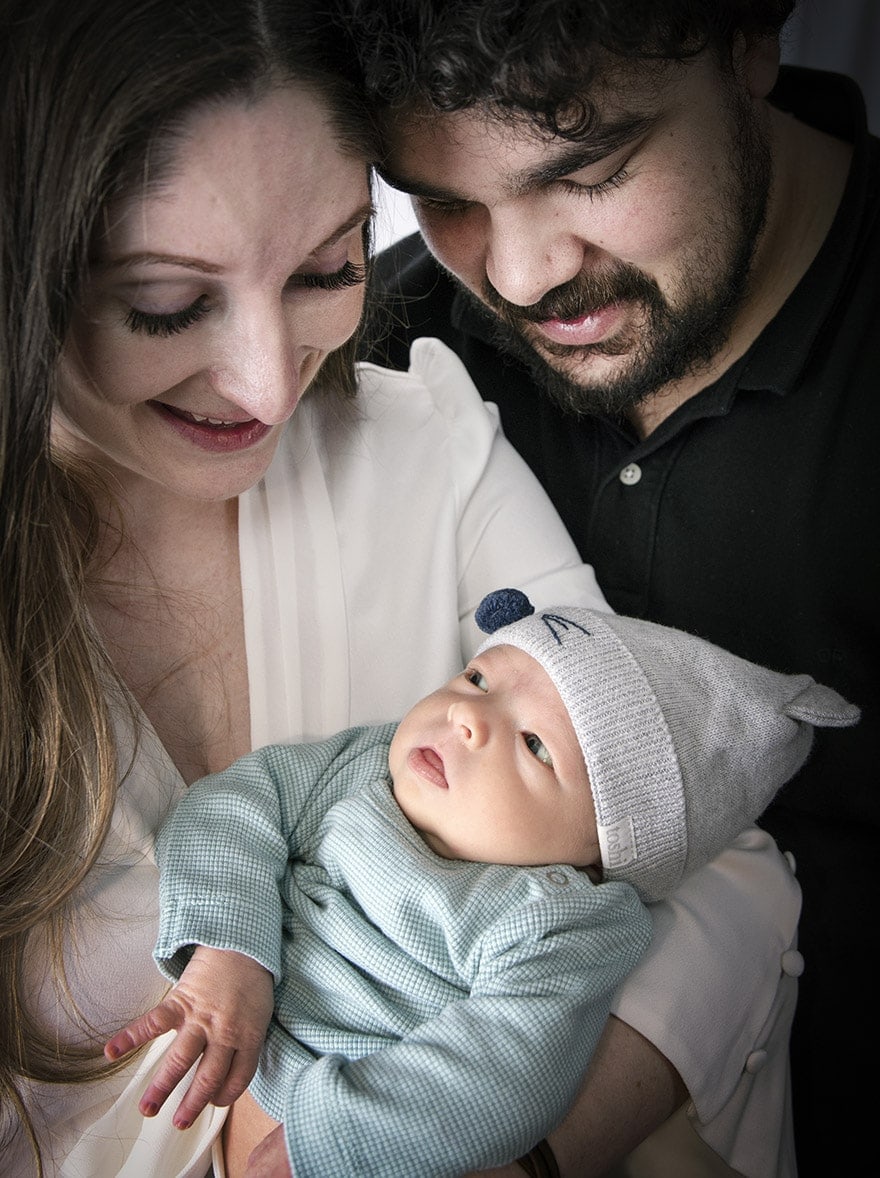 baby hadley - newborn shoot 7 Holding Hadley