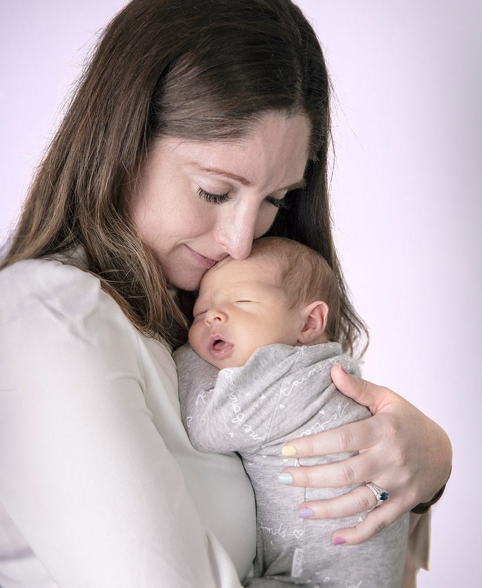 baby hadley - newborn shoot 3 Mummy cuddles