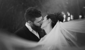 st francis winery wedding - jess & chris 7 flowing veil