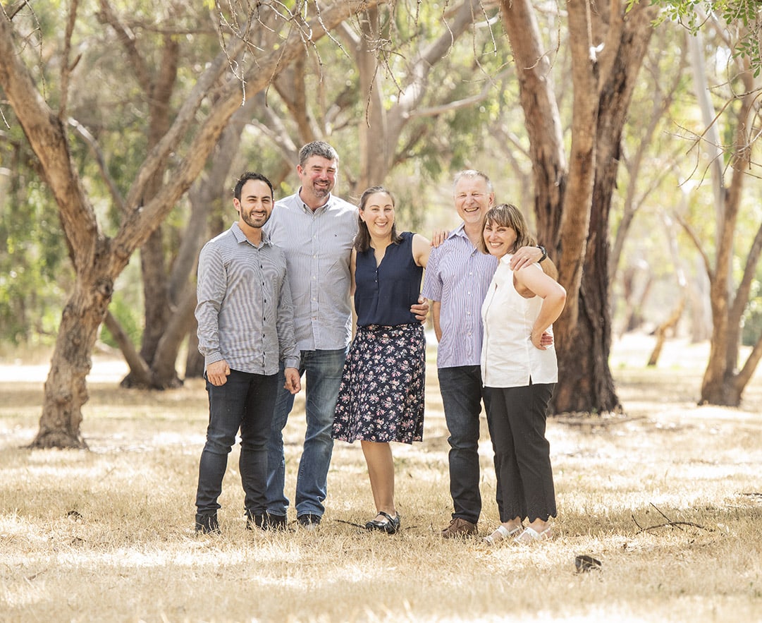 veale & himeji gardens family shoot 23 family shot under veale Gardens Gum Trees