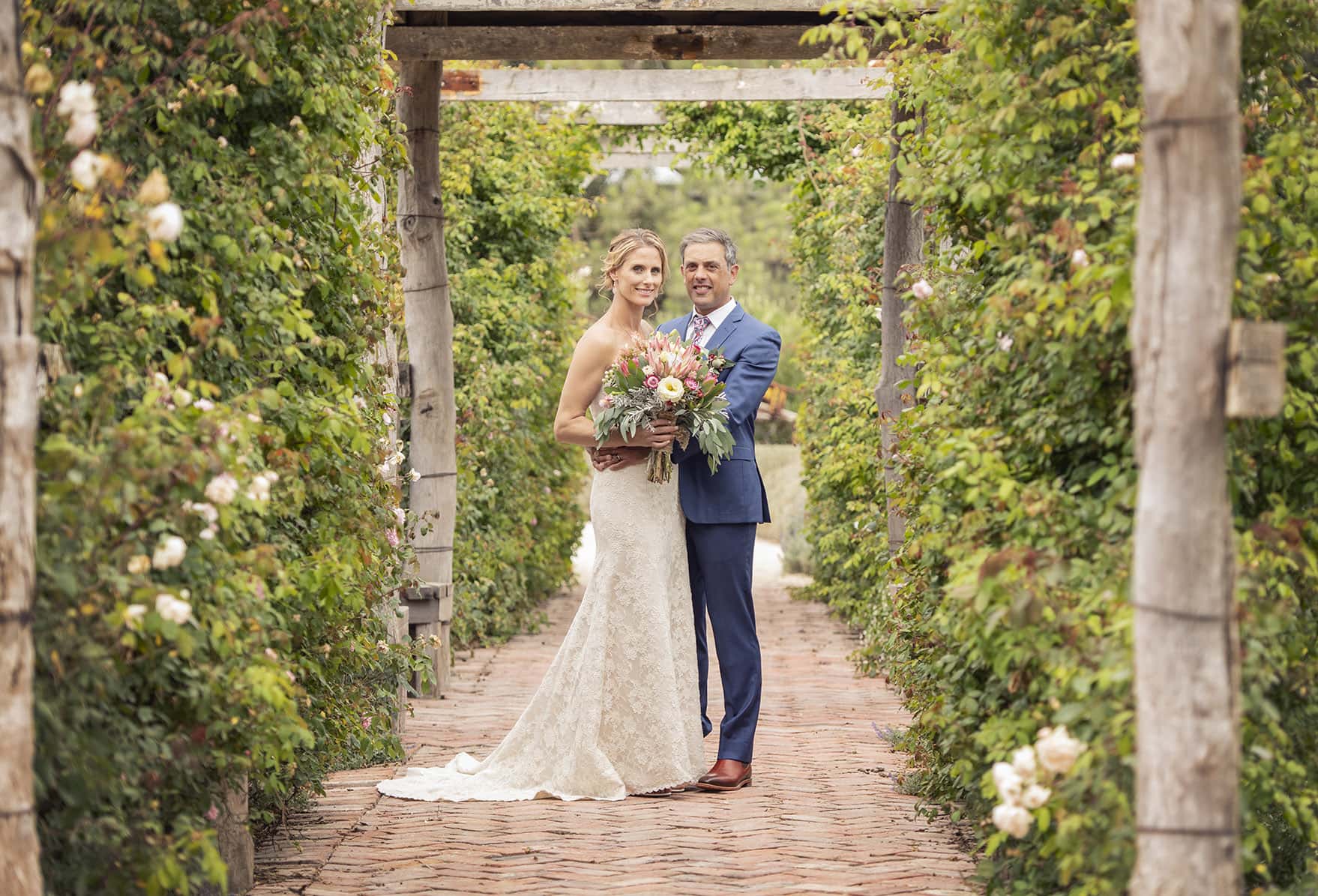 crabtree farm wedding - sarah & elten 25 Bridal couple at Crabtree Farm