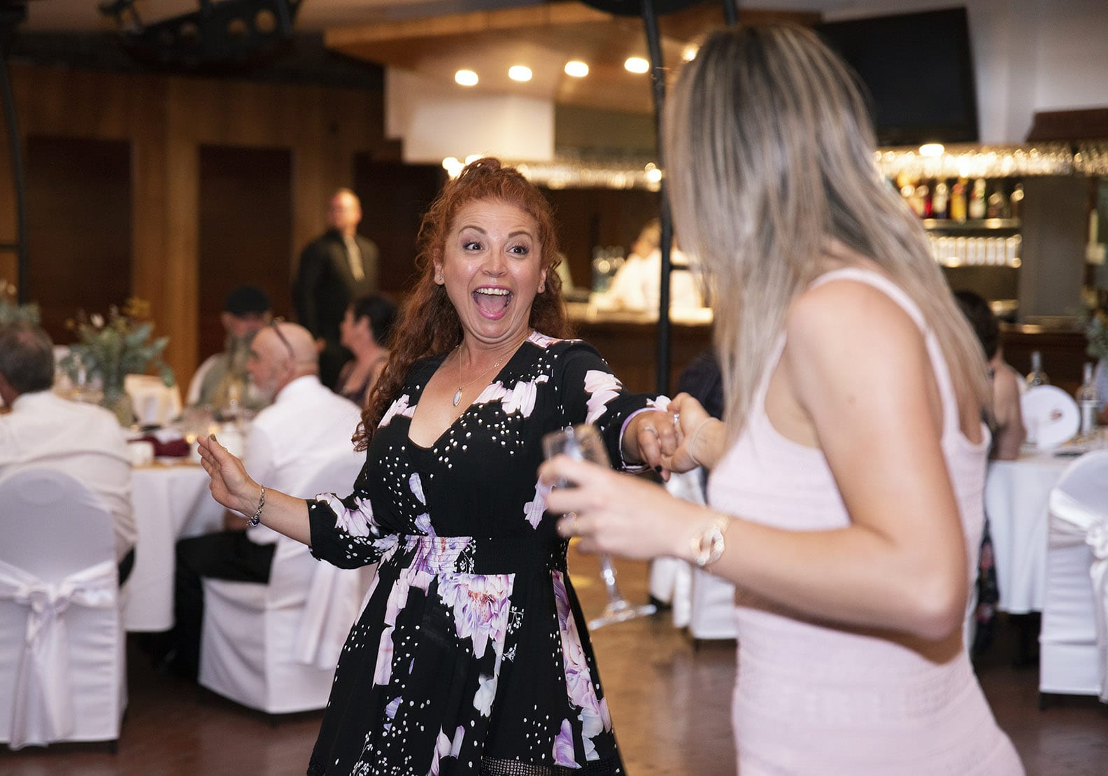 serafino wines wedding - claire & arron 78 Dancing guests at Serafino wines