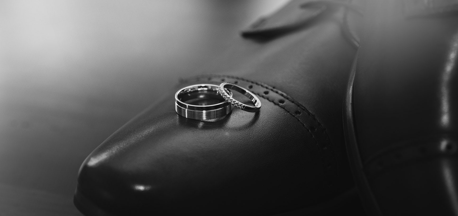 serafino wines wedding - claire & arron 9 Wedding bands on grooms shoes