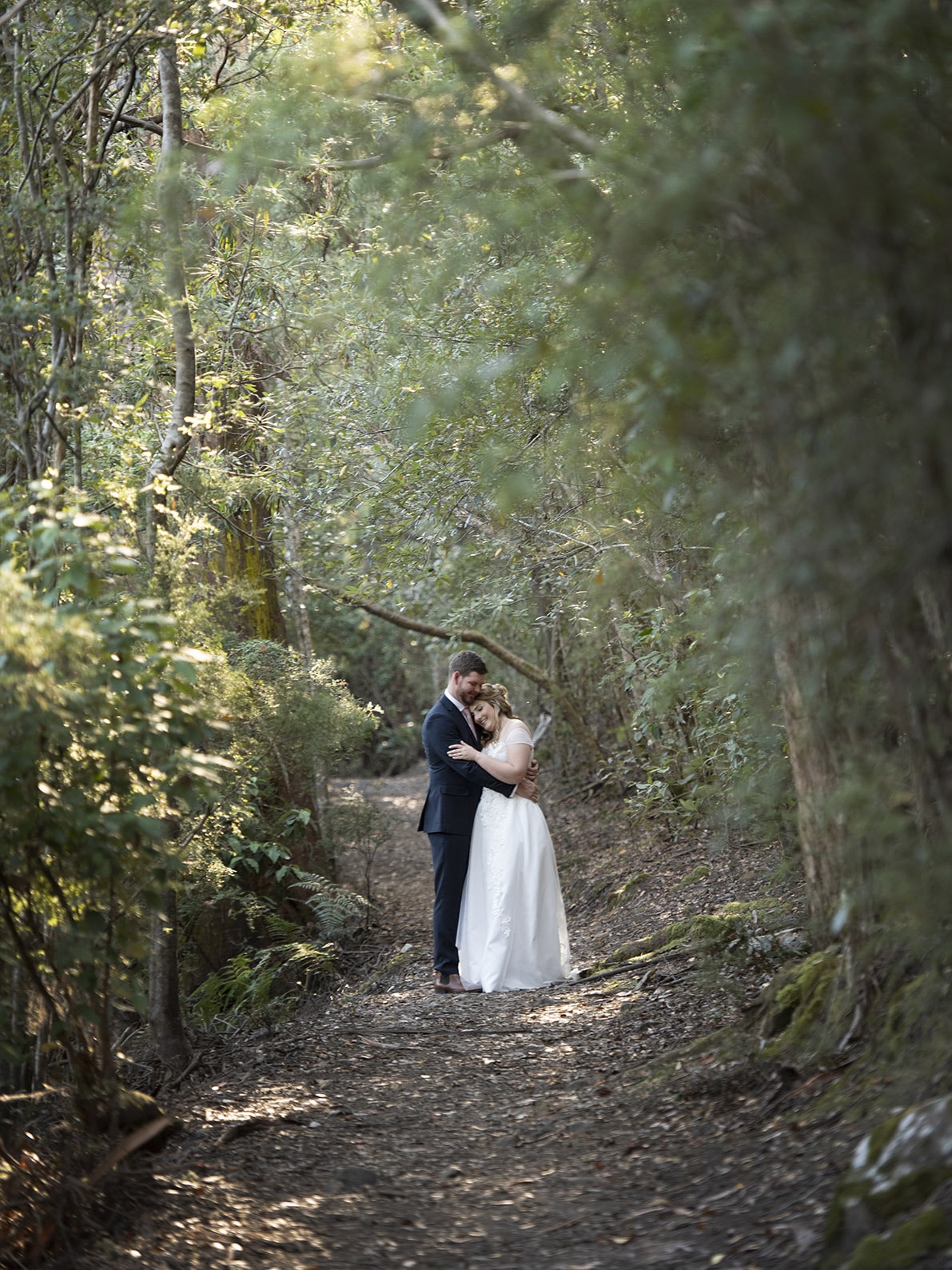 seagrass long point wedding - hobart - georgia & matt 7 Amongst the Hobart forest