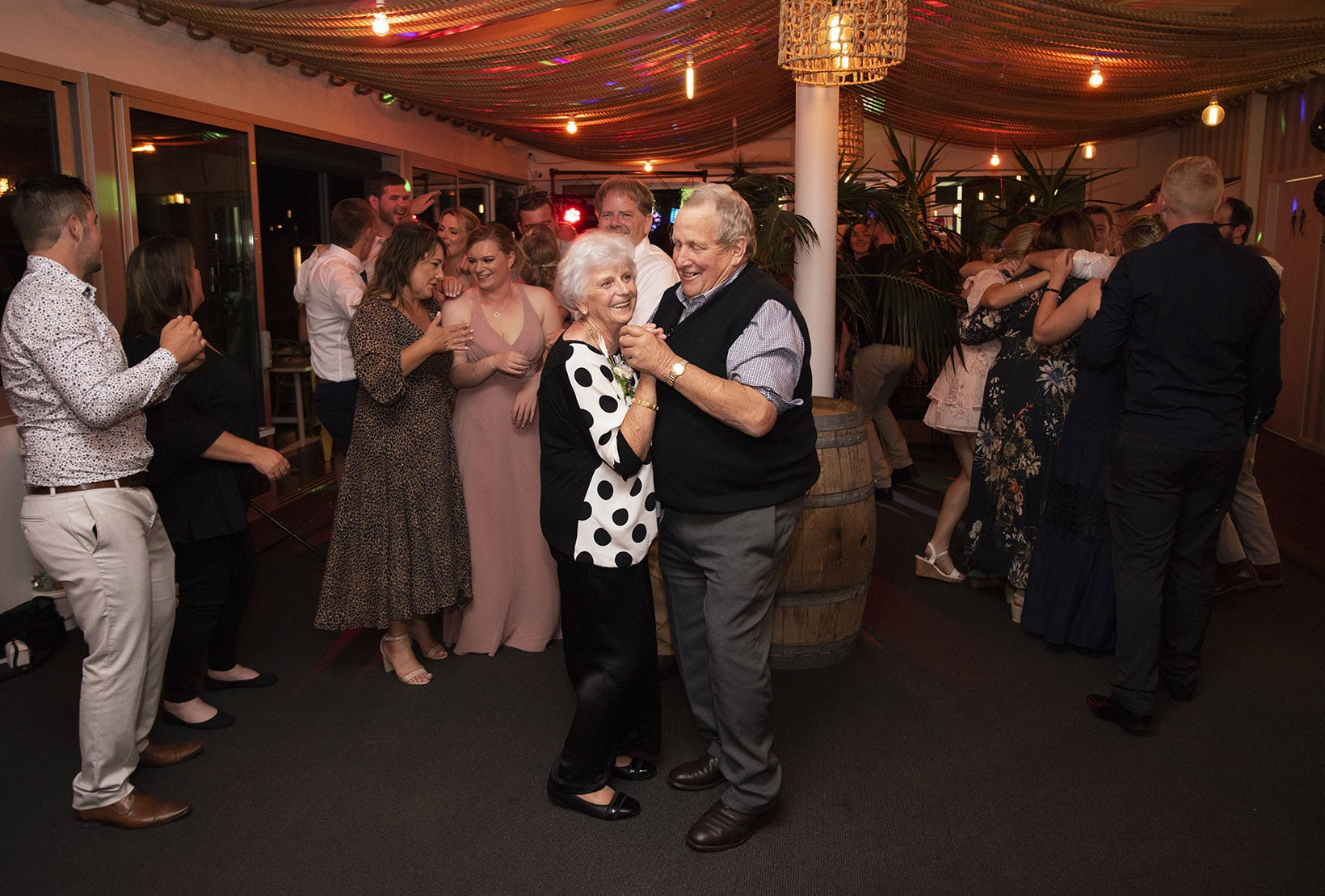 seagrass long point wedding - hobart - georgia & matt 88 Dancing guests at Seagrass wedding Hobart