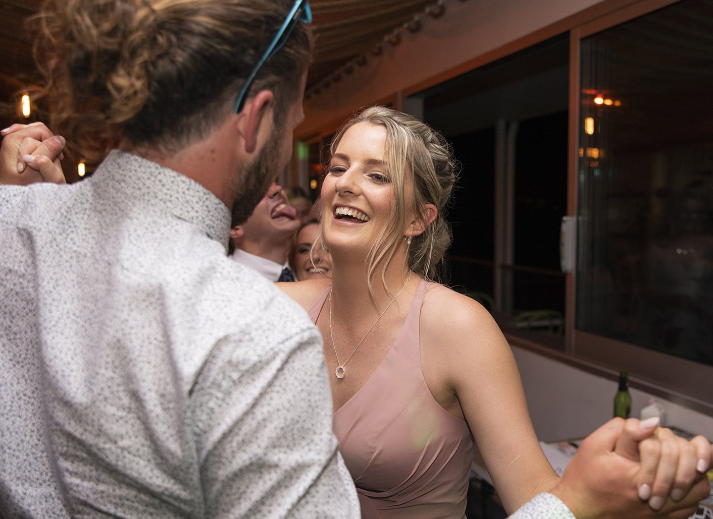 seagrass long point wedding - hobart - georgia & matt 83 Dancing guests at Seagrass wedding