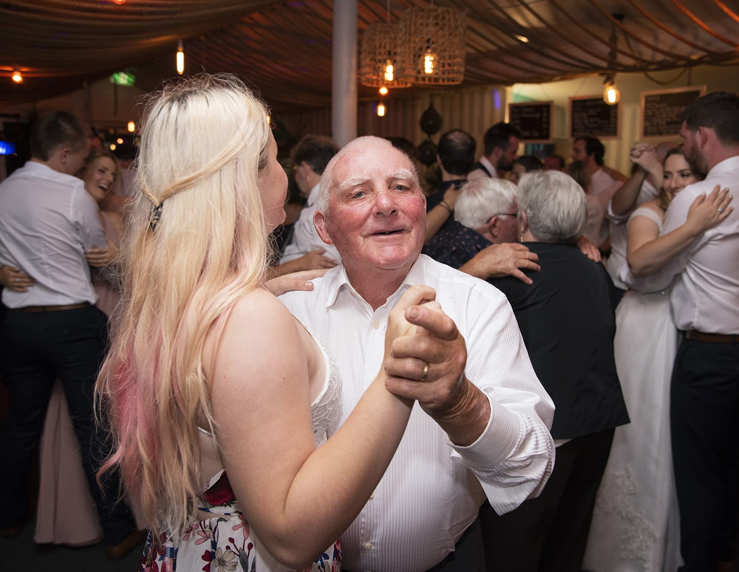seagrass long point wedding - hobart - georgia & matt 82 Dancing guests at wedding