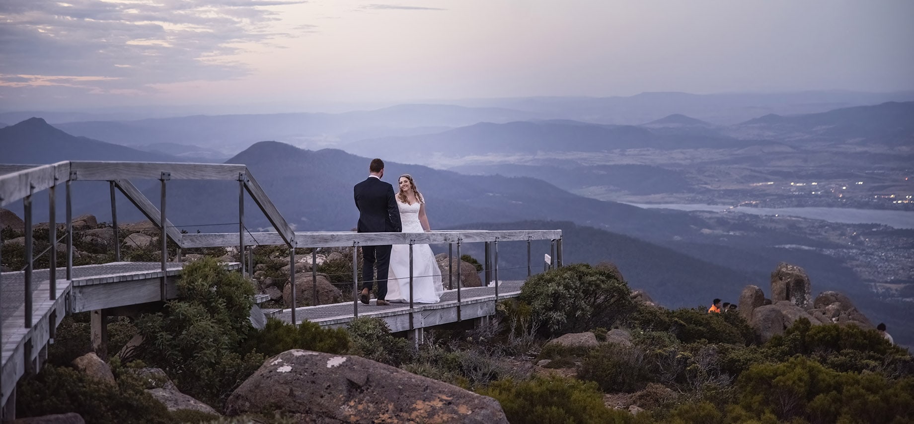 seagrass long point wedding - hobart - georgia & matt 29 Mt Wellington Hobart wedding photography