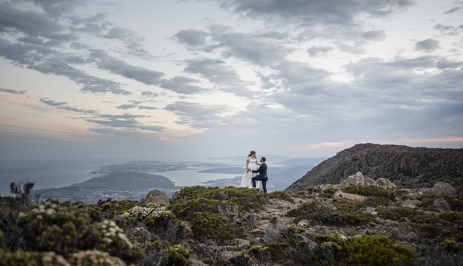 seagrass long point wedding - hobart - georgia & matt 25 Mt Wellington Wedding photography