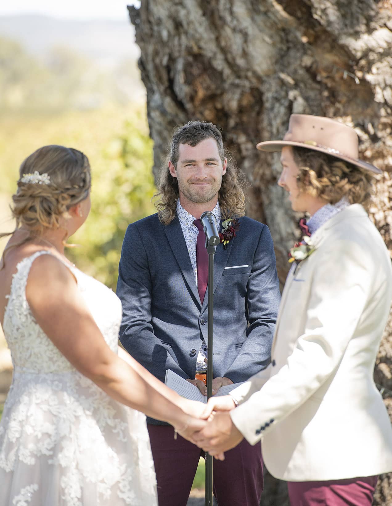old oval estate wedding - suzie & jay 90 Officiant