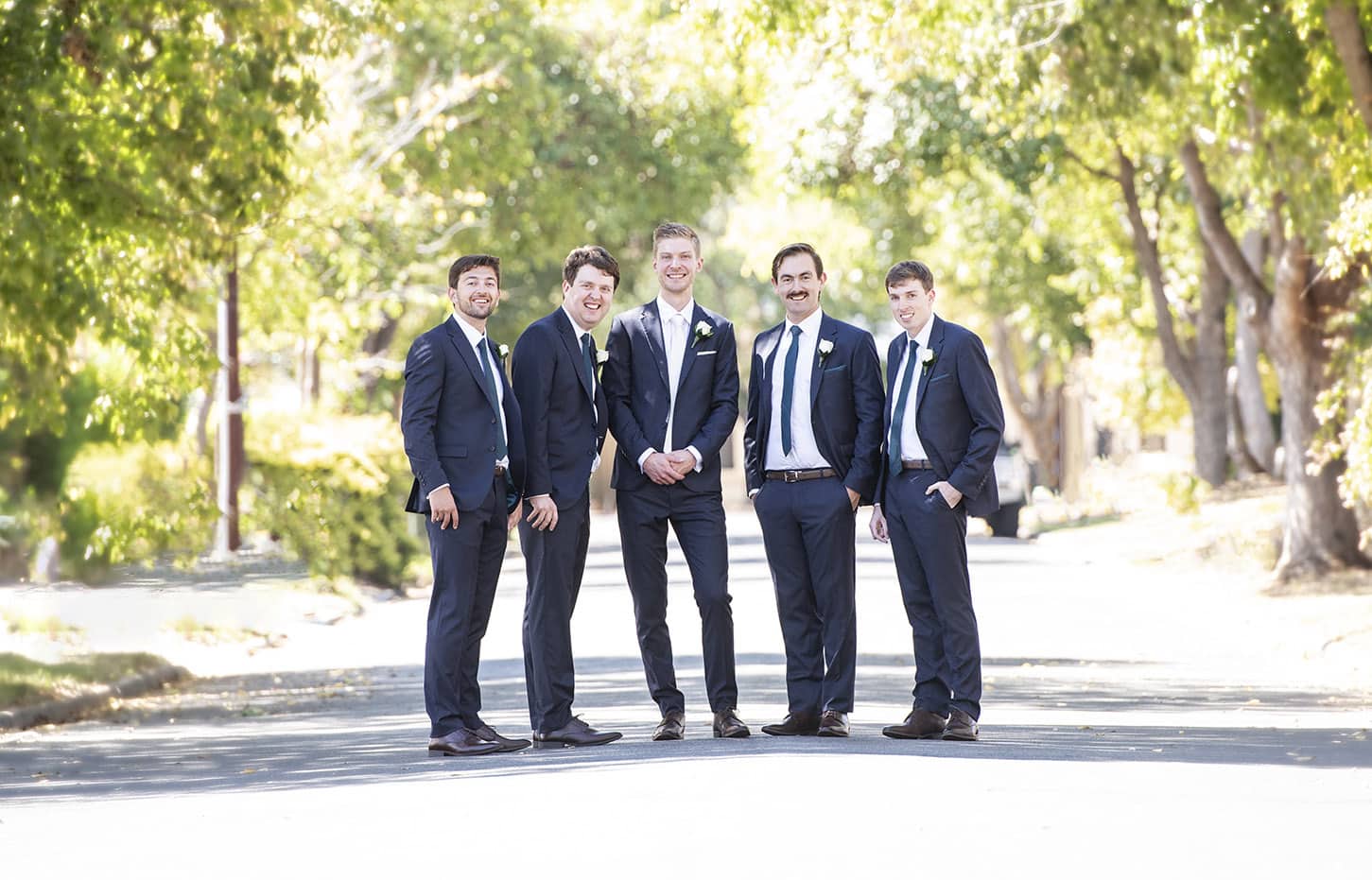 national wine center wedding - pat & kat 119 groomsmen ready to roll