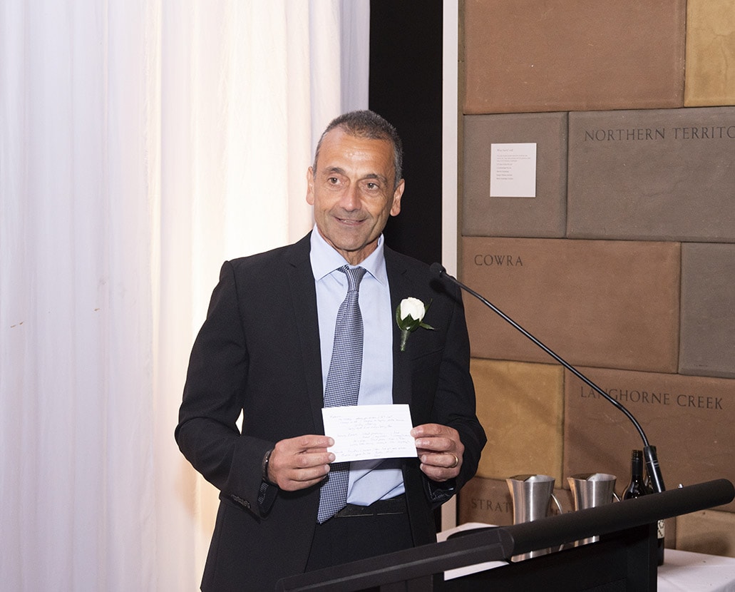 national wine center wedding - pat & kat 179 Speech giver