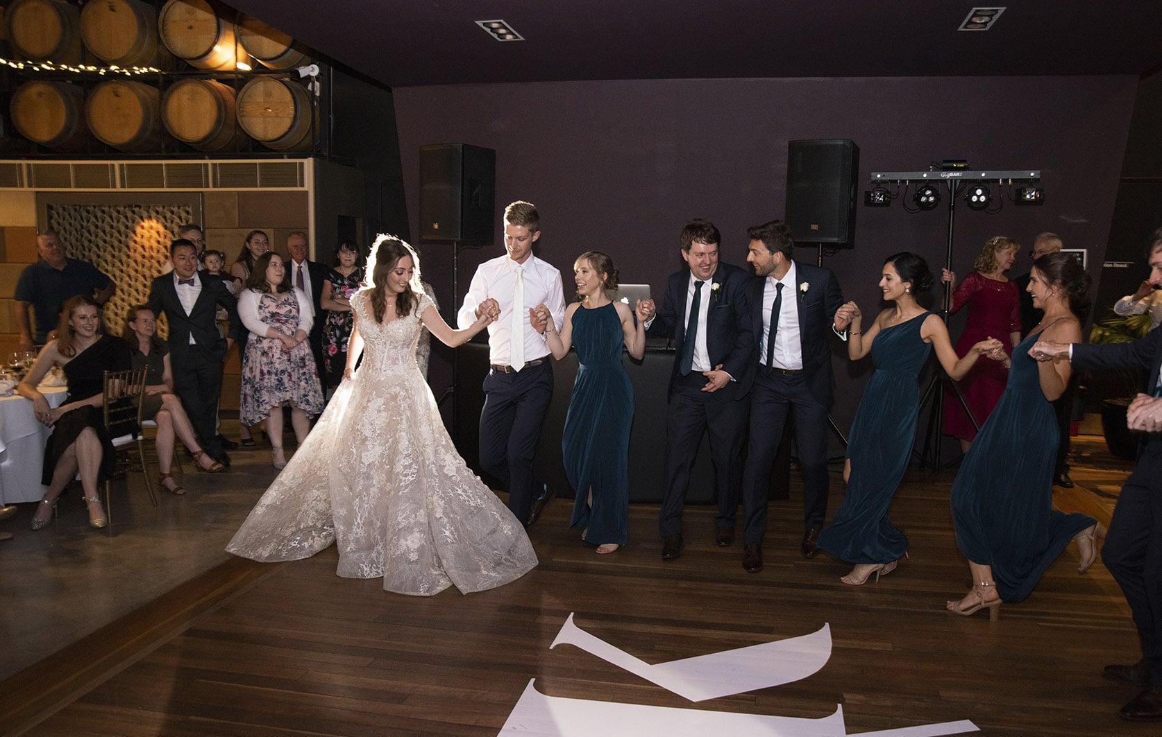 national wine center wedding - pat & kat 188 Starting the dancing off