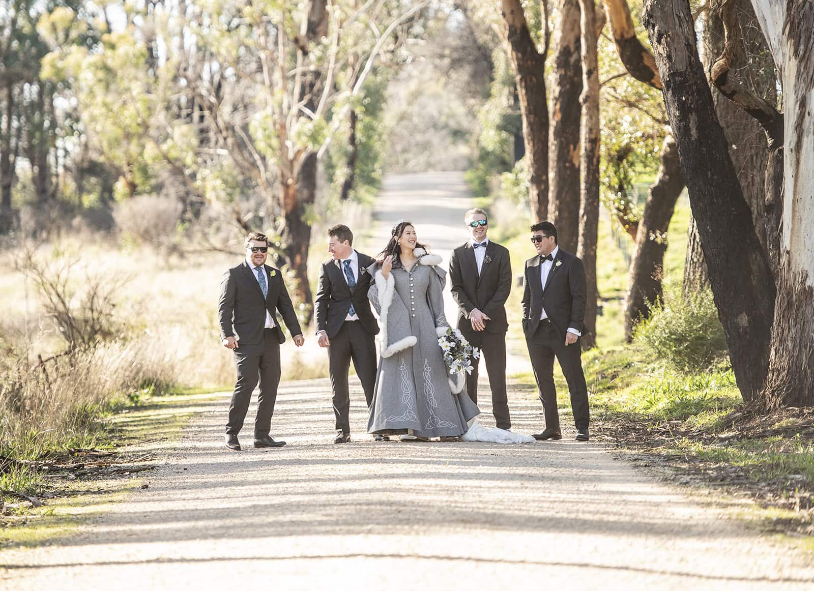 all the top moments that should be captured at your wedding 57 Bridal party together on the road