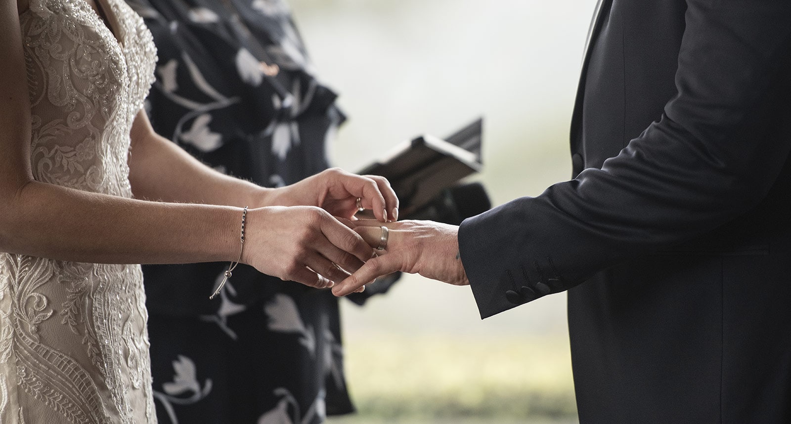 mount lofty house wedding - katrina & lucas 39 Exchanging wedding bands