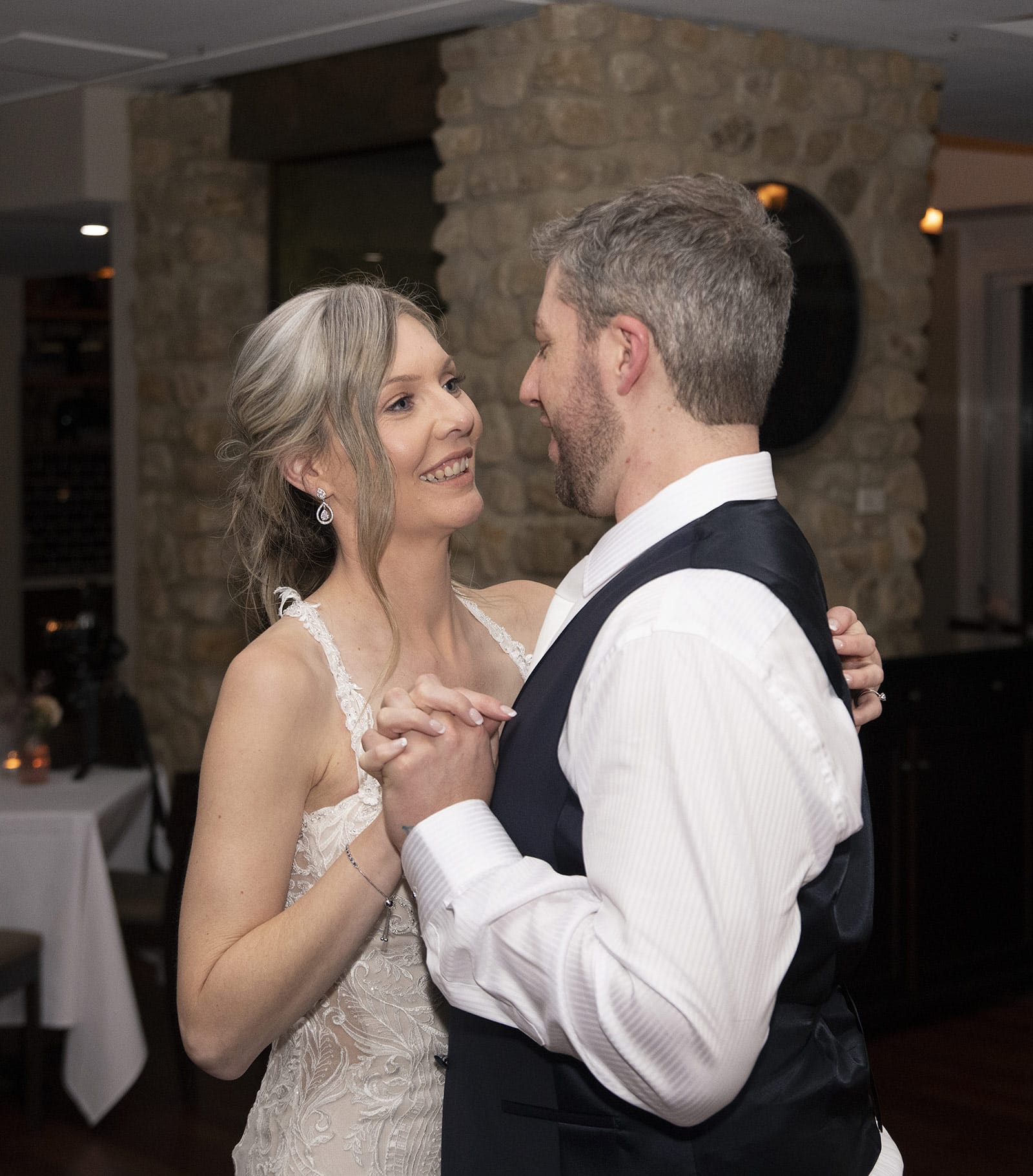 mount lofty house wedding - katrina & lucas 70 First dance closeup
