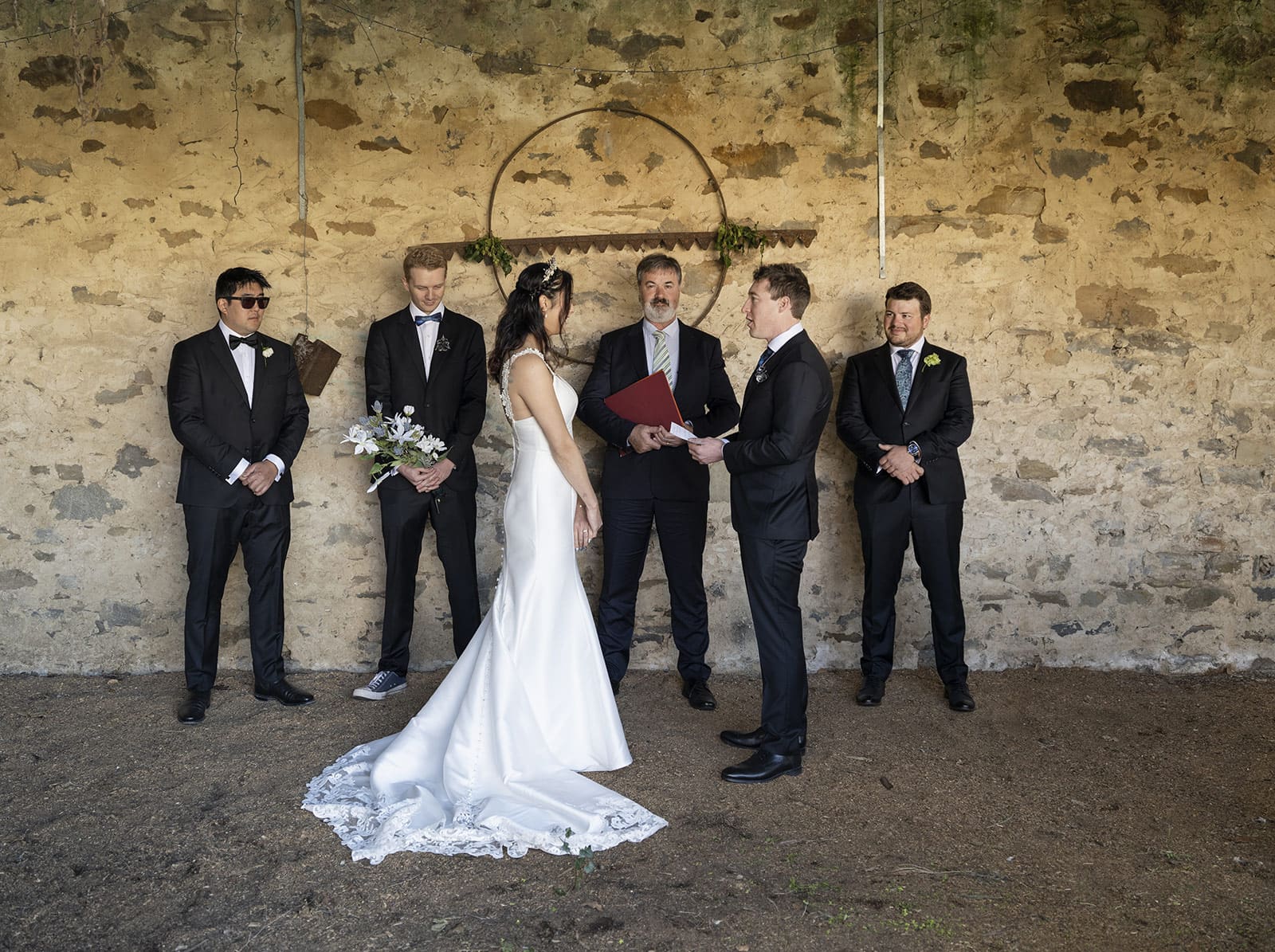 mount torrens hotel wedding - clare & craig 40 Wedding Ceremony at the Mt Torrens Hotel