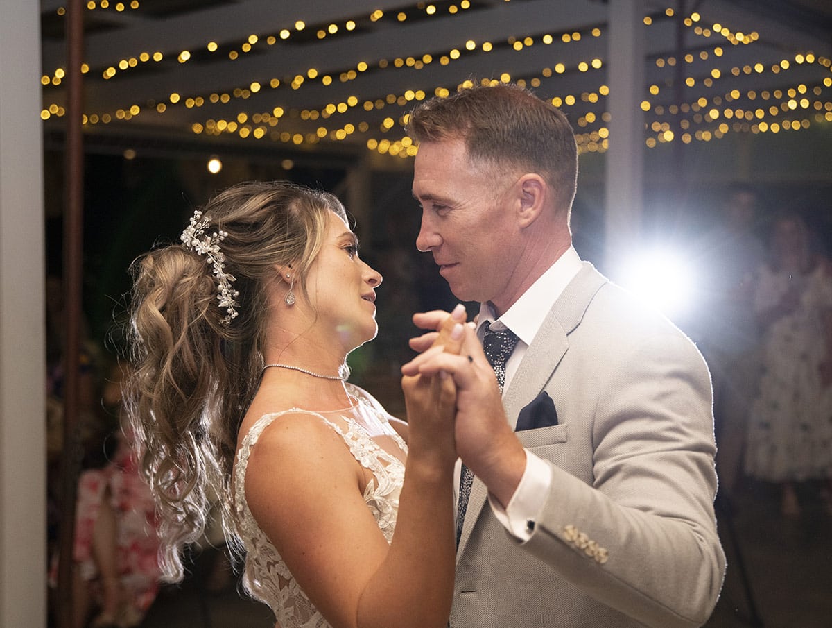 big easy radio wedding - leanne & evan 67 Bride and groom first dance at Big Easy Radio wedding