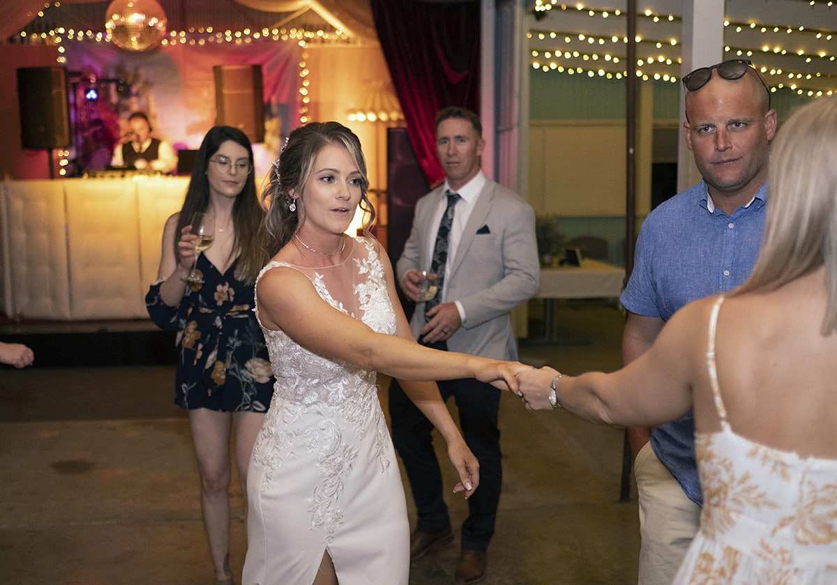 big easy radio wedding - leanne & evan 71 Dancing bride