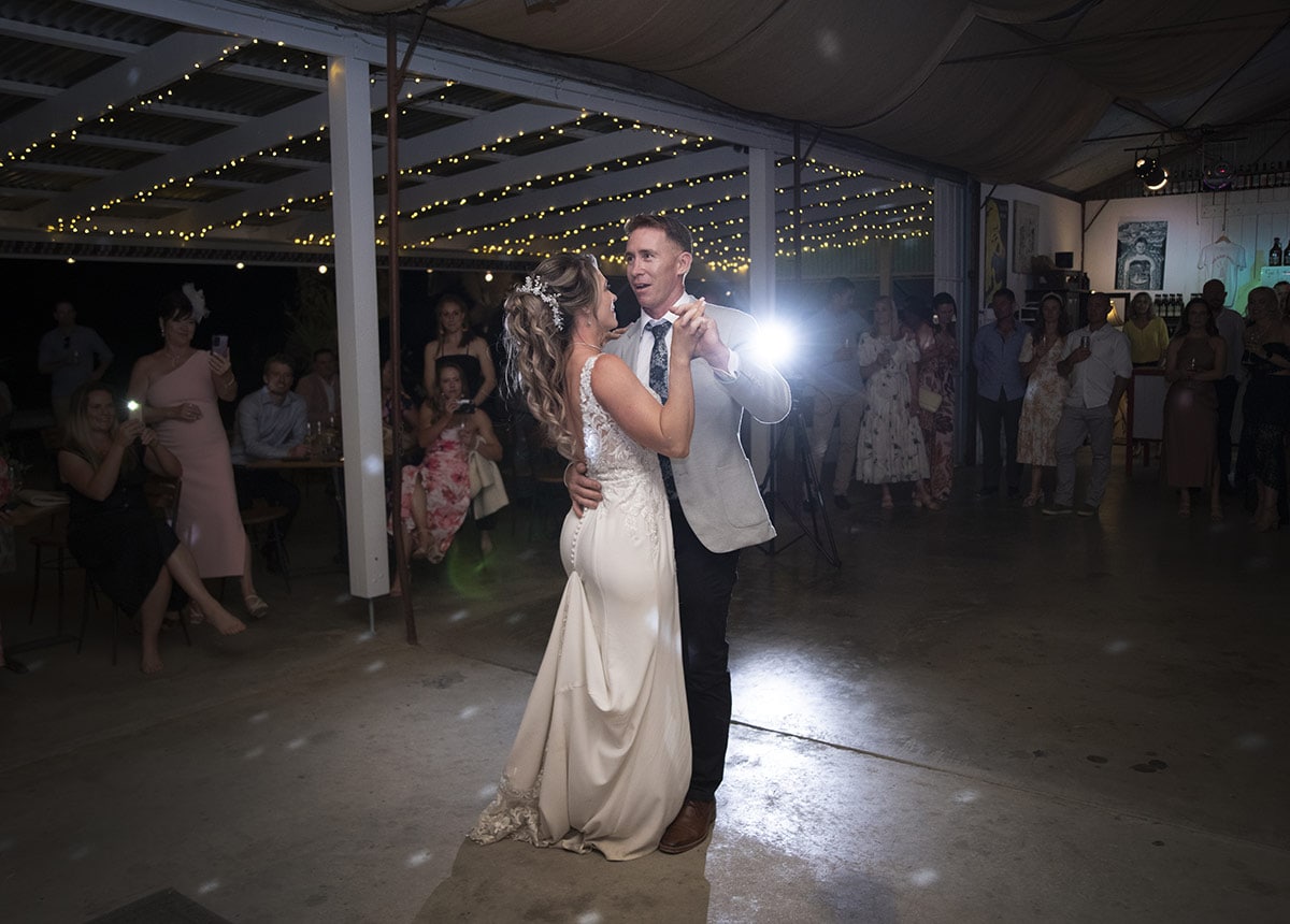 big easy radio wedding - leanne & evan 65 First dance at Big Easy Radio wedding