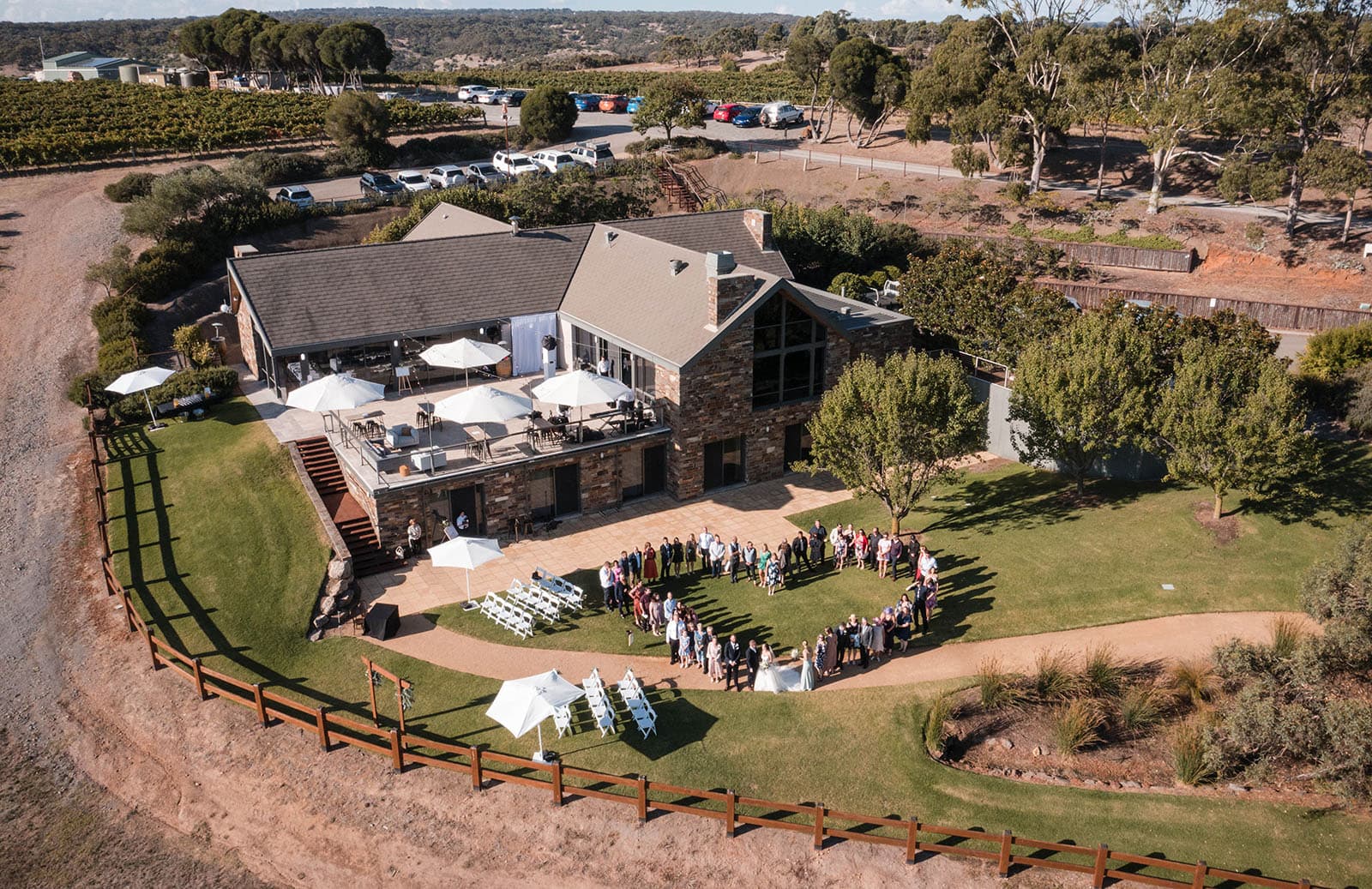 Chapel Hill winery wedding