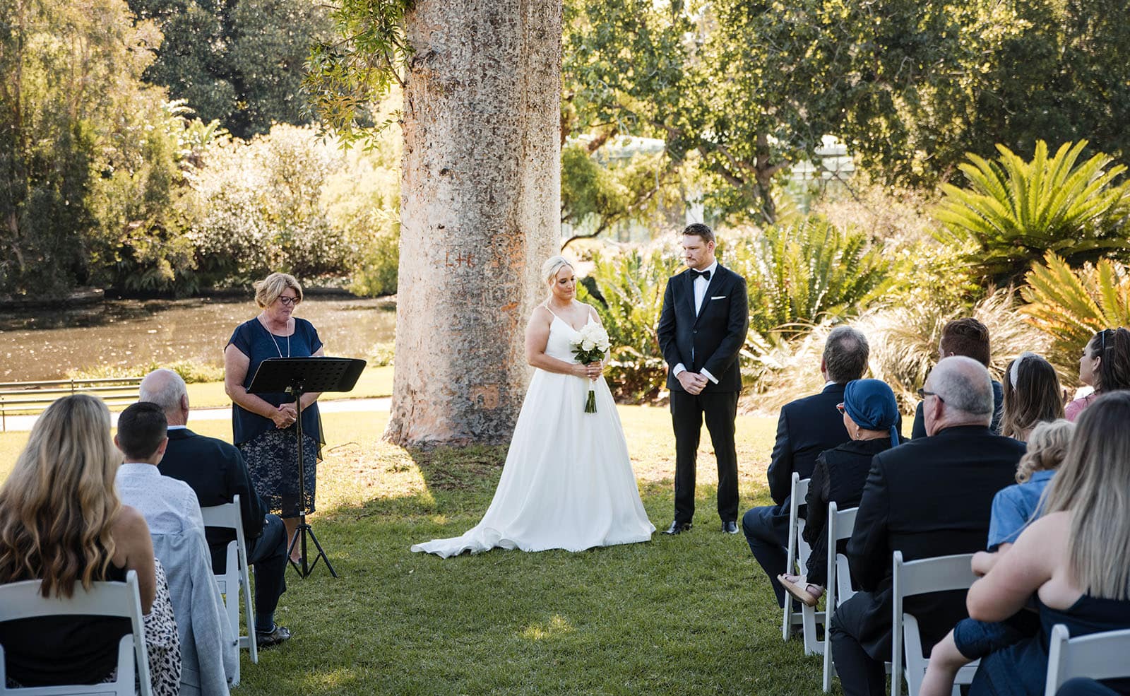 adelaide botanic gardens cycad collection wedding - joanne & blake 8 Cycad collection wedding ceremony