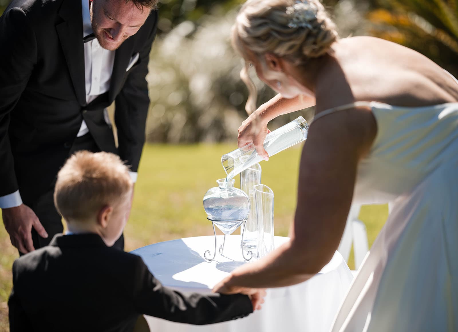 adelaide botanic gardens cycad collection wedding - joanne & blake 12 Sand ceremony