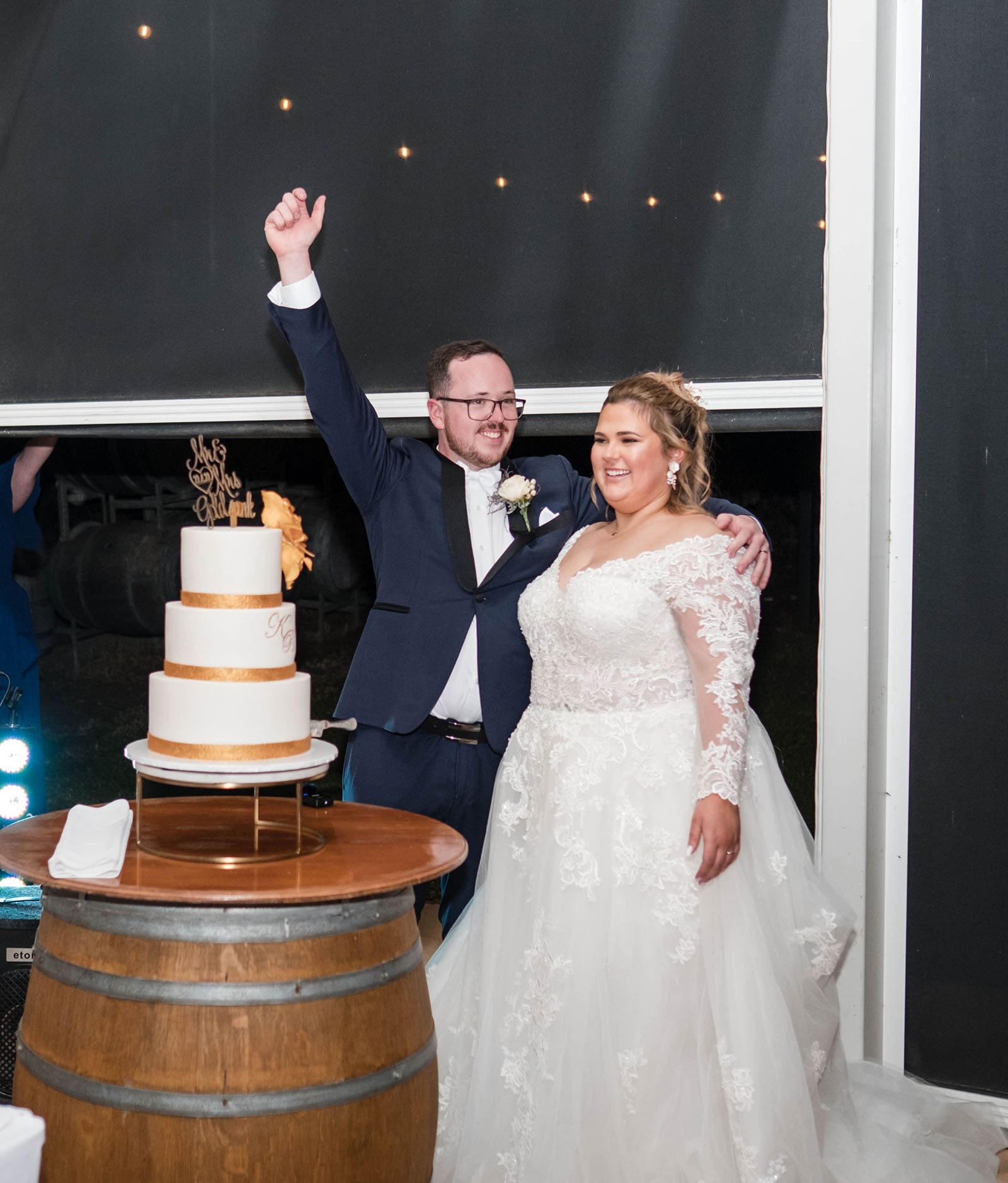 mclaren vale ekhidna wines wedding - kait & brayden 65 After cutting the cake