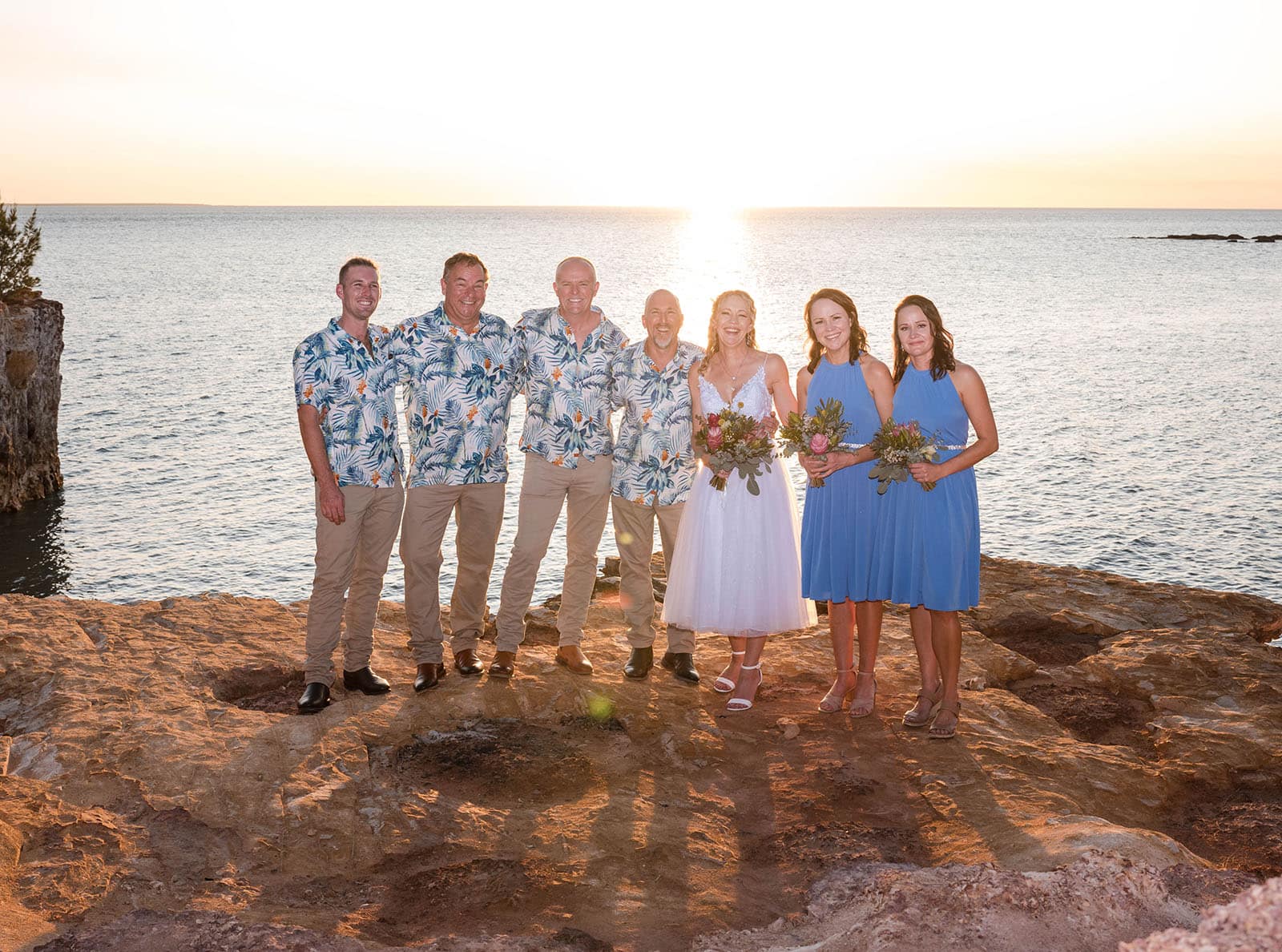 darwin's dudley point wedding - melanie & kerry 40 bridal party at East Point