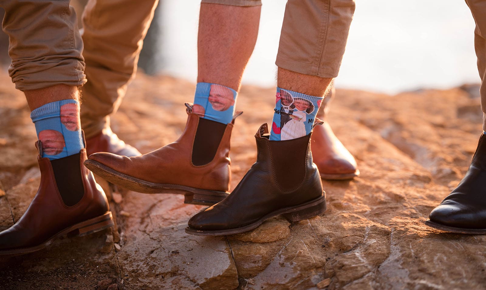 darwin's dudley point wedding - melanie & kerry 41 Wedding socks