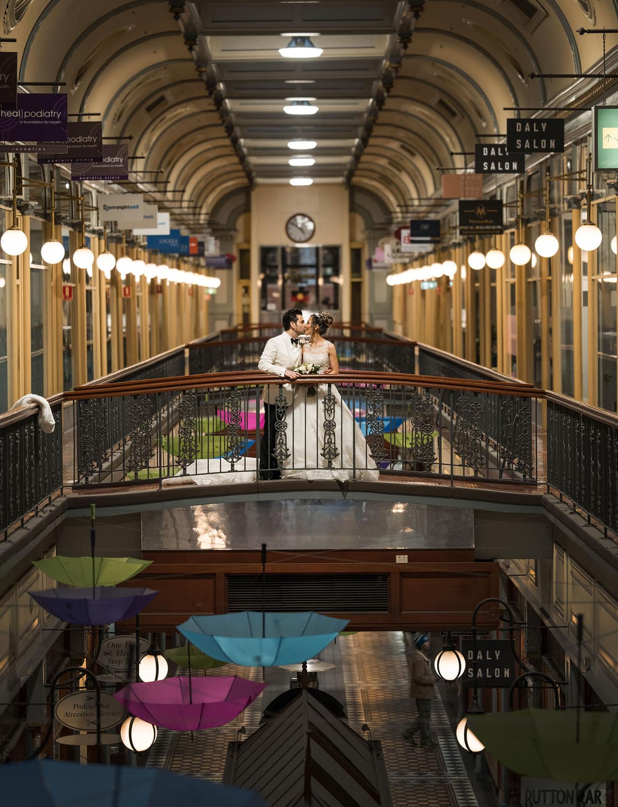 adelaide bridal photoshoot and reception - emre & sara 45 Adelaide Arcade wedding photo