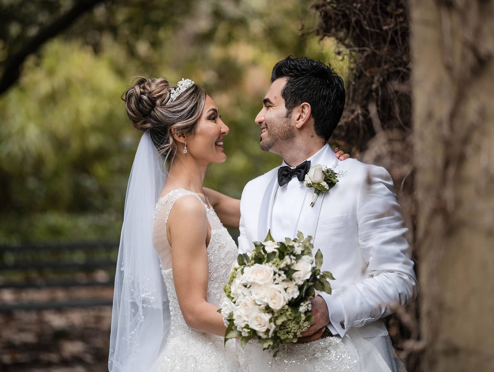 adelaide bridal photoshoot and reception - emre & sara 27 bride and groom laughing together