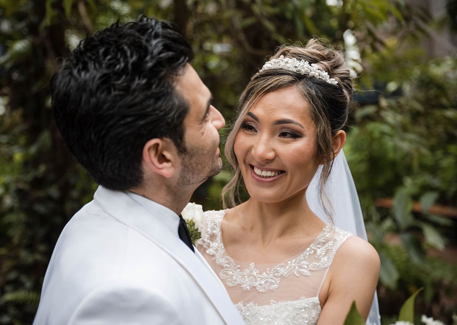 adelaide bridal photoshoot and reception - emre & sara 32 Bride smiling looking at groom