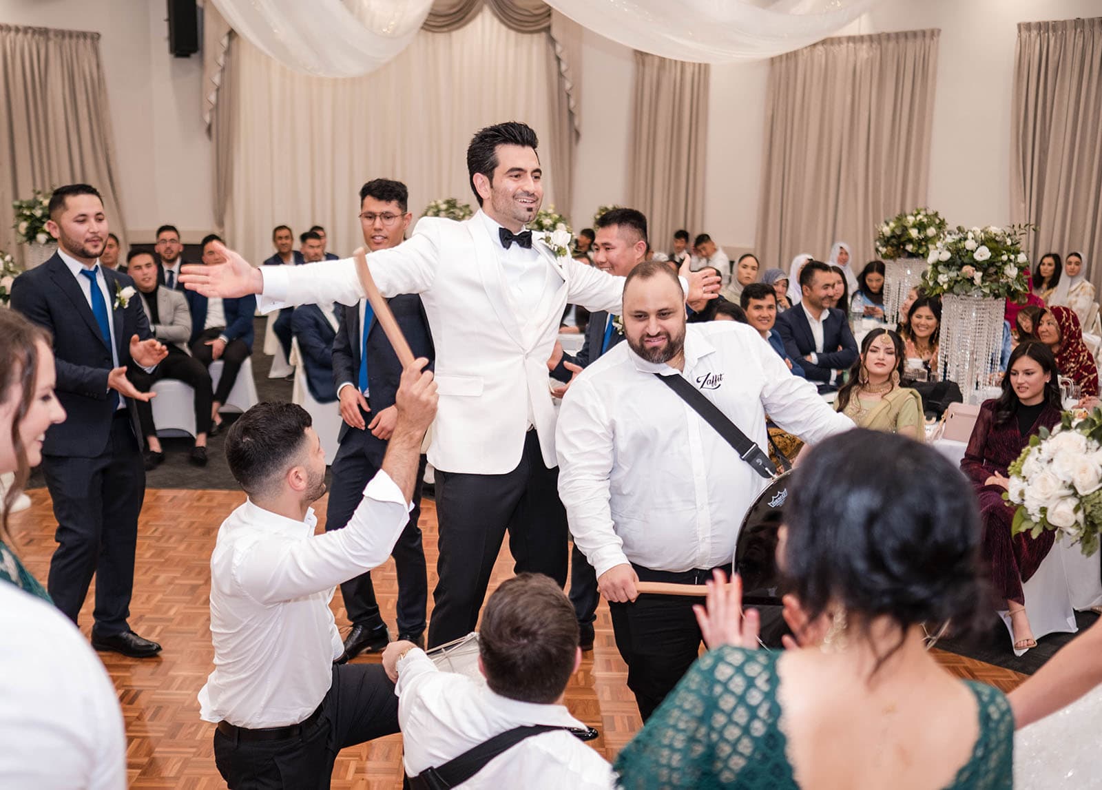 adelaide bridal photoshoot and reception - emre & sara 56 Excited groom in entrance