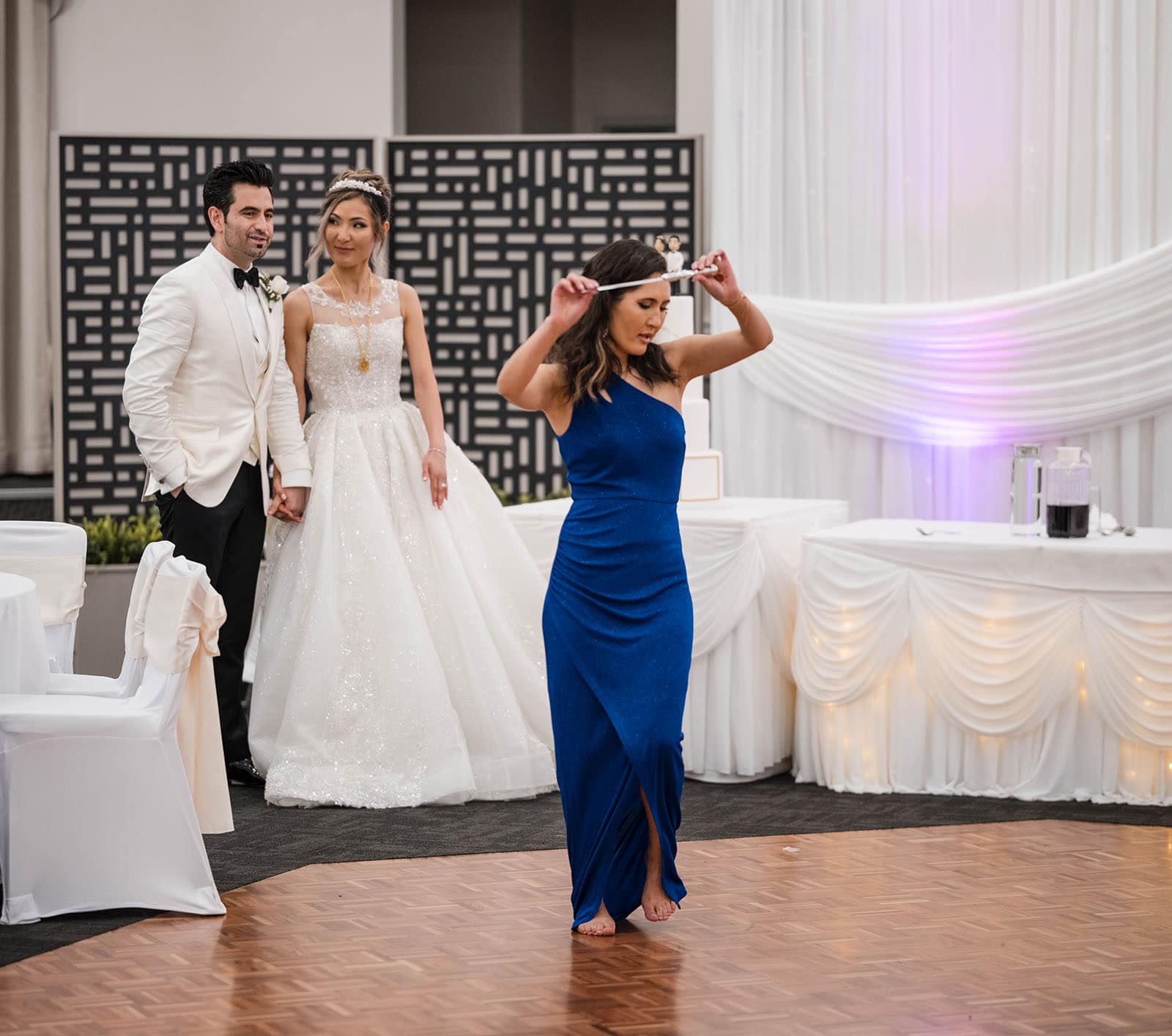 adelaide bridal photoshoot and reception - emre & sara 64 Knife dance
