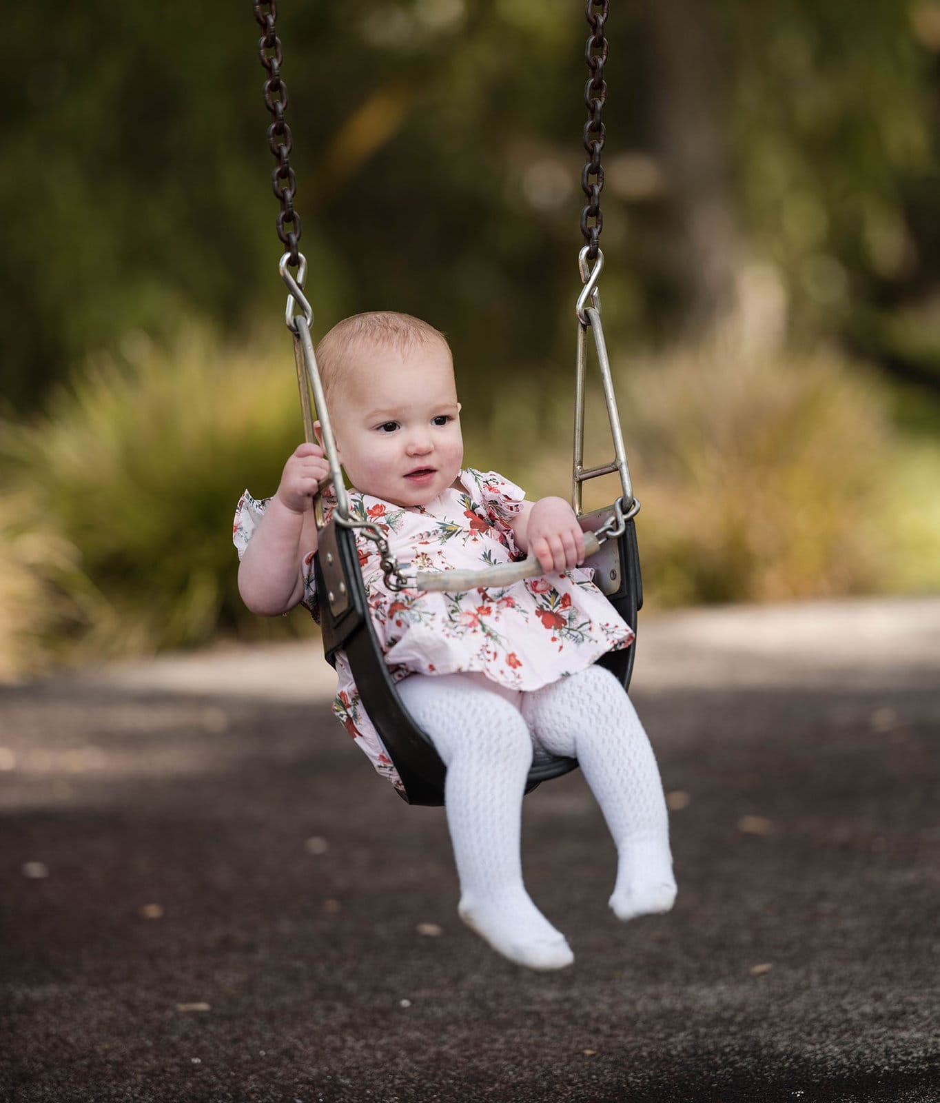 fountain valley reserve family shoot - shaw family 17 Baby in swing