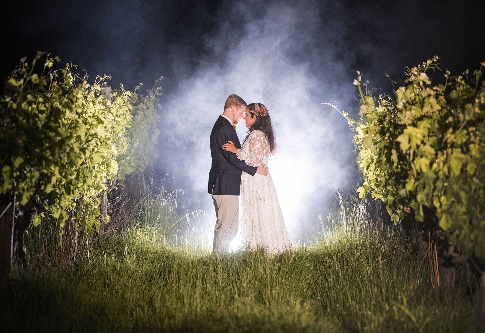 ekhidna winery wedding - chami & bryce 53 Ekhidna wines night wedding photo