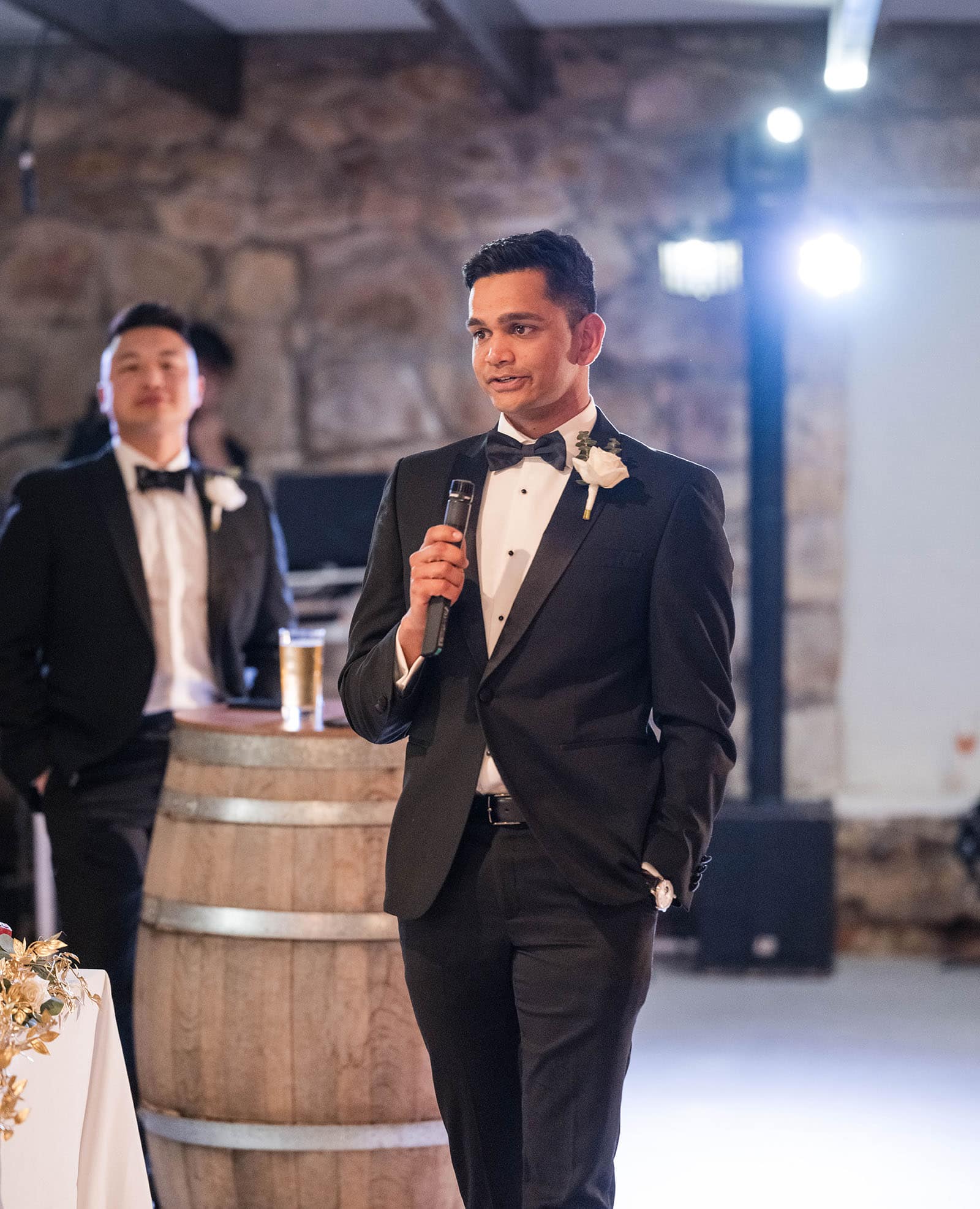 the manor basket range wedding - cassie & danny 81 Best Man speech at the Manor