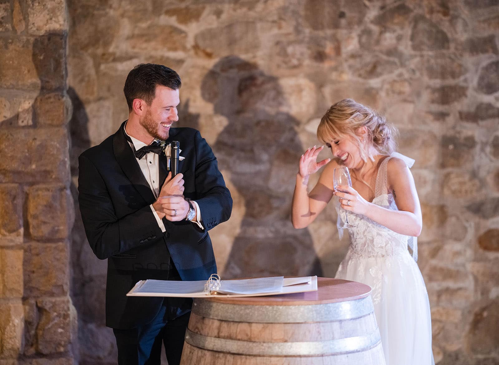 the manor basket range wedding - cassie & danny 83 Bride and groom speech funny