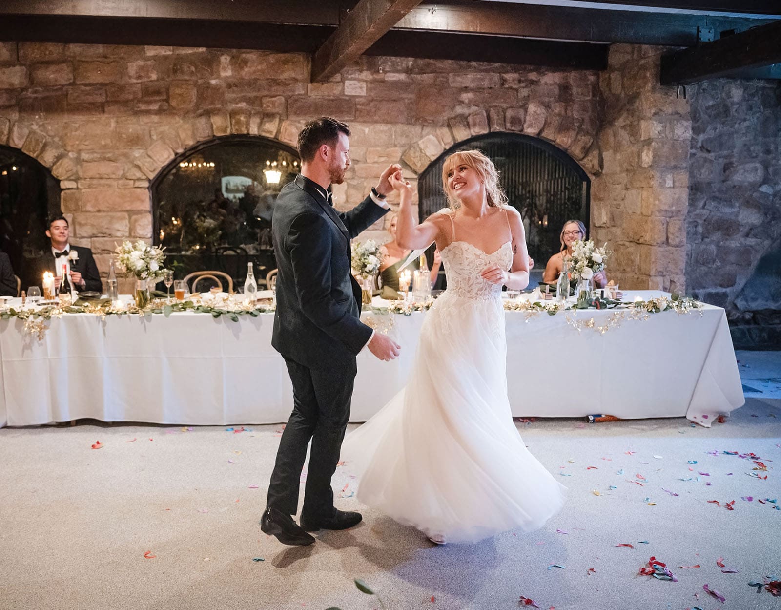 the manor basket range wedding - cassie & danny 84 Firts dance at the manor basket range wedding